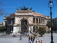 We are in Sicily now, docked at Palermo, this is one of the theatres