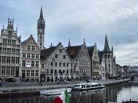 the river at Ghent, October 2004