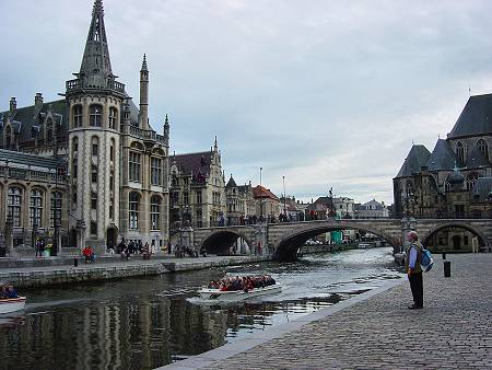the river at Ghent, October 2004