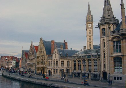 the river at Ghent, October 2004