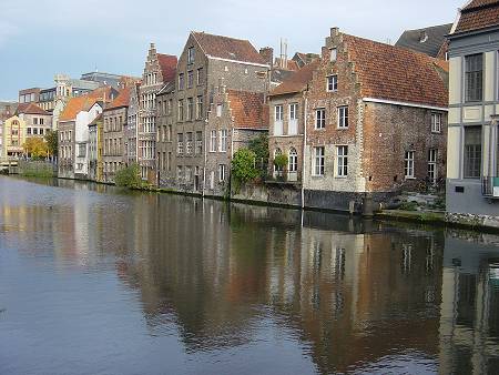 the river front, Ghent October 2004