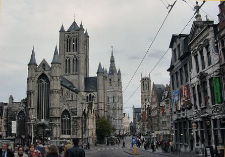 the cathedral, Ghent October 2004