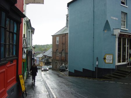 Bishop Castle in the rain