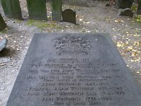 a monument from the King's Chapel Burying Ground.  John Winthrop came originally from Suffolk.