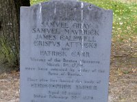 We also found the Old Granary Burying Ground.  This is one of the notable monuments