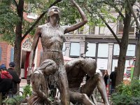 statue to the Irish famines