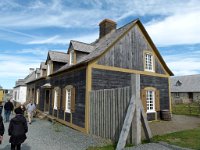 about a quarter of the original buildings have been reconstructed....