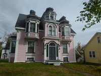 the Academy was at the top of the old town so we stolled from there down to the waterfront past a large number of brightly decorated wooden houses