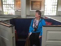 pew reserved for special visitors !