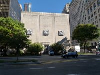 this is the headquarters of the "Men in Black" disguised as the tunnel entrance