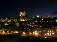 the skyline by night