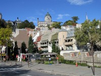 on our second day we took the hop-on hop-off bus.  This is  looking up towards the Upper Town