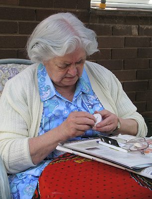 Mum's 80th birthday party 13 June 2004