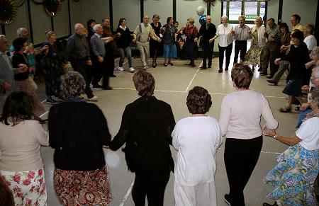 Sue and Tony's wedding party on 30 November 2003